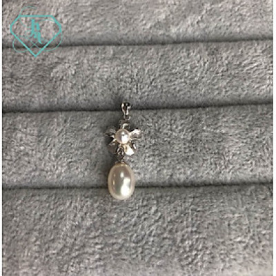 Mặt dây ngọc trai bạc NTB3