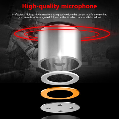 Microphone RGB TSP2012 kết nối USB cho máy tính Micro - hàng nhập khẩu