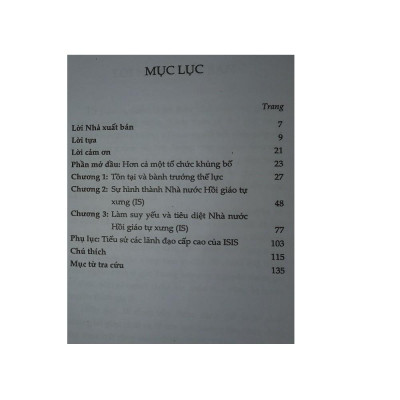Sách - Sơ Lược Về Nhà Nước Hồi Giáo Tự Xưng IS - NXB Chính Trị Quốc Gia