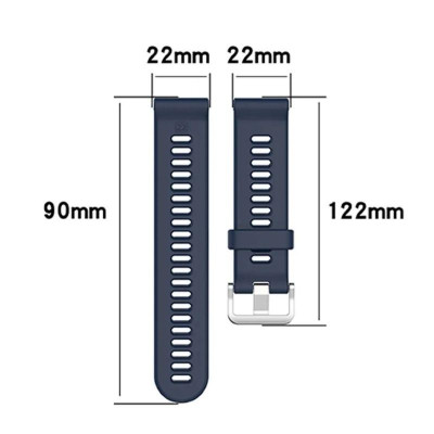 Dây Đeo SILICON khoá bạc dành Cho Samsung Watch 3 45mm