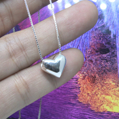 Dây Và Mặt Dây Chuyền Bạc Hiểu Minh DMD084 trái tim