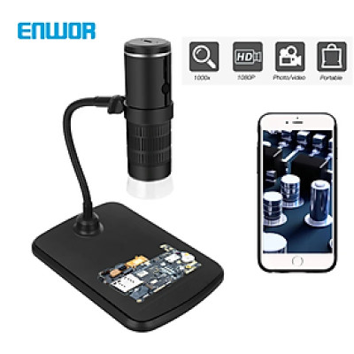 Quà Tặng Trị Giá 199K-Kính Hiển Vi WiFi F210 Phóng Đại 50x-1000x HD 1080P  Tương Thích HĐH Androdi-IOS Cảm Biến CMOS 2Megapixel 8 LED _ Hàng Chính Hãng 