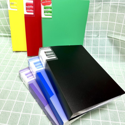 Bìa Hộp-Bìa Hồ Sơ A4 - 80 Lá Kidario Chất Liệu Nhựa An Toàn Khi Sử Dụng, Đựng Được Nhiều Hồ Sơ, Có Thể Dùng Làm Album Ảnh Khổ A4 , Đựng Bản Vẽ Màu Sắc Đa Dạng