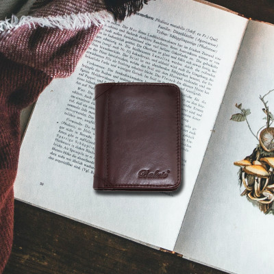 Ví nam da bò nhập khẩu thời trang QT269 | Thương hiệu BALZIO