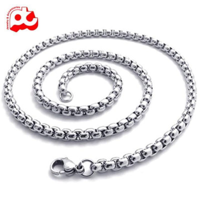Dây chuyền nam nữ dây xích nam titan thép không gỉ bông dừa khít trangsucpt kích cỡ 4mm PTDCNA48