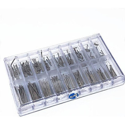Hộp 270 cái chốt kim cài cho dây đồng hồ dạng kẹp tóc Milliken (6-23mm)