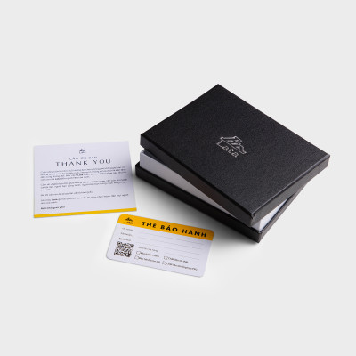 Ví nam da bò Lata ( Thời trang nam gấp 2 dáng ngang - Ví da thật LVN98 )