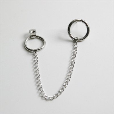 Khuyên tai trước sau đeo 1 bên cá tính Hàn Quốc