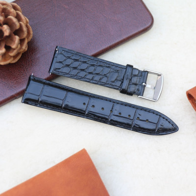 Dây đồng hồ da bò chống nước cao cấp chốt thông minh