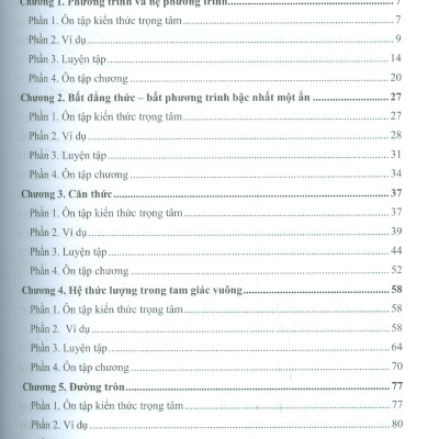 Tài Liệu Ôn Tập Toán 9  (Theo Chương Trình Giáo Dục Phổ Thông 2018) 