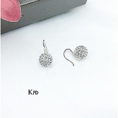 Bông tai bạc nụ tim xinh chất liệu bằng bạc MS0410