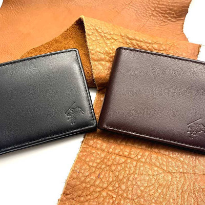 Ví Nam Mini Nhỏ Gọn Cao Cấp, Da Bò NAPA Láng Mịn, Thiết Kế Cổ Điển, Tinh Tế - Sang Trọng, Dáng Ngang - Gập 2, Đựng Tiền và Thẻ ATM Tiện Dụng - Hàng Chính Hãng SAIGIO