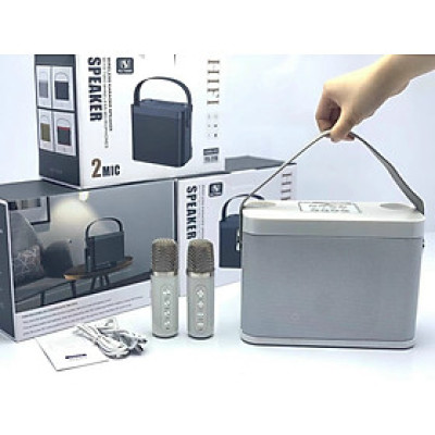 Loa Bluetooth Karaoke  Sothing YS-219 Kèm 2 Micro Có Quai Xách Du Lịch- Hàng chính hãng