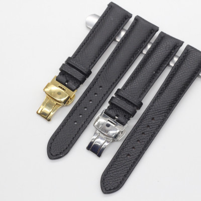 DÂY ĐỒNG HỒ DA KHÓA GẬP CAO CẤP SANG TRỌNG HỢP THỜI TRANG, DÂY DA EPSOM THẬT ĐƯỢC HOÀN THIỆN THỦ CÔNG HÀNG CHÍNH HÃNG SONGHAN LEATHER, PHÙ HỢP VỚI CÁC DÒNG ĐỒNG HỒ CÓ SIZE  24mm 22mm 21mm 20mm 19mm 18mm 16mm BH 6 THÁNG WSEP-02