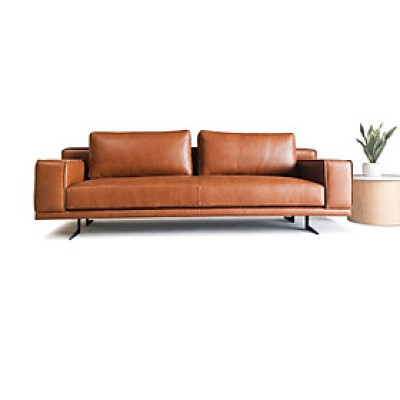 Sofa băng SQUAR phòng khách Juno Sofa bọc da cao cấp