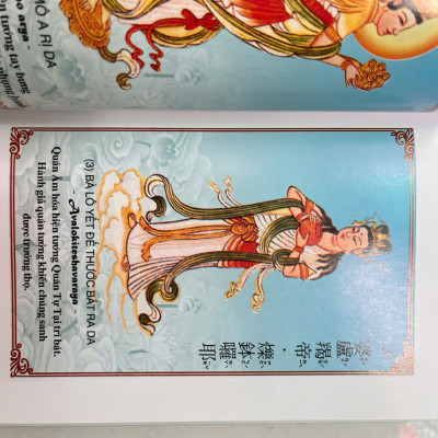 Sách - Kinh Đại Bi Tâm Đà Ra Ni (tranh màu )