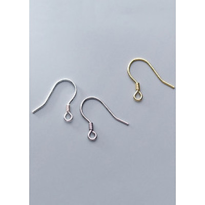 Combo 6 cái bông tai bạc dạng móc treo - Ngọc Quý Gemstones