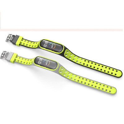 Dây Silicon cao cấp hai khóa nhiều màu sắc dành cho Xiaomi Miband 5 và Miband 6