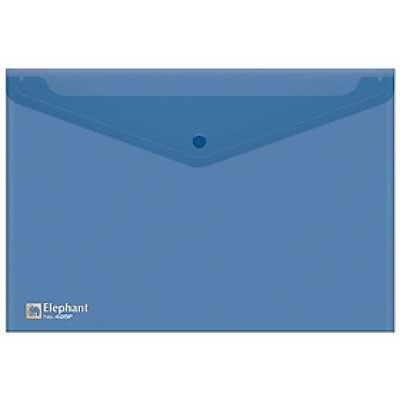 Bìa Nút Nhựa Elephant 425F - Màu Xanh Dương