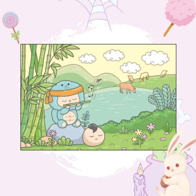 Sách Tô Màu - Baby Three Ở Thế Giới Cổ Tích + Baby Three 12 Con Giáp Ở Vương Quốc Ngọt Ngào - Combo 2 Cuốn - Minh Thắng