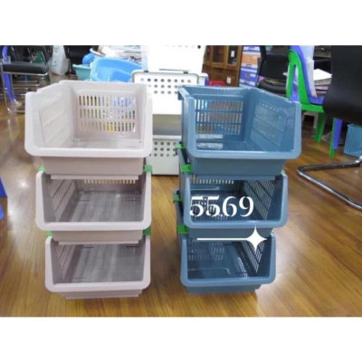 Kệ xếp tầng đa năng Việt Nhật tiện ích (5569) đựng đồ tiết kiệm không gian chất liệu nhựa bền đẹp - Hàng Việt Nam