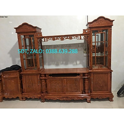 Kệ tivi gỗ sồi