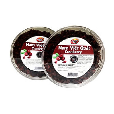 COMBO 2 Hộp Nam Việt Quất khô – Cranberry 350gr dan.d.pak,,không chất bảo quản,giải độc tố trong cơ thể,làm đẹp da,là liều thuốc hữu hiệu để hạn chế nguy cơ bị ung thư, đột quỵ, nhiễm virus, bệnh tim mạch