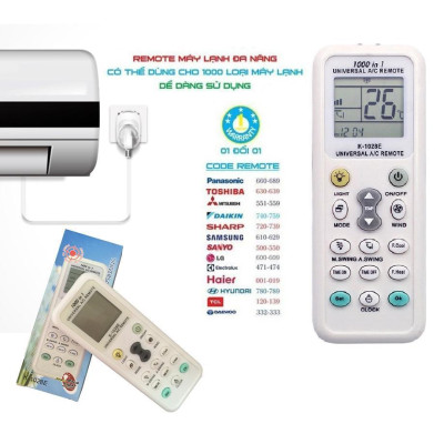 (Clip HDSD) Remote điều khiển máy lạnh đa năng 1000 tần số cho các hãng sản xuất vn, thái lan, nội địa nhật (HDSD TV)