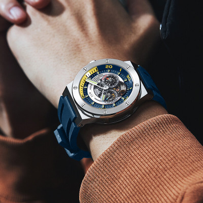 Đồng Hồ Nam I&W Carnival 619G2 Chính Hãng Full Box Chống Nước Kính Chống Xước Dây Silicone BH 5 Năm (Máy Cơ Tự Động)