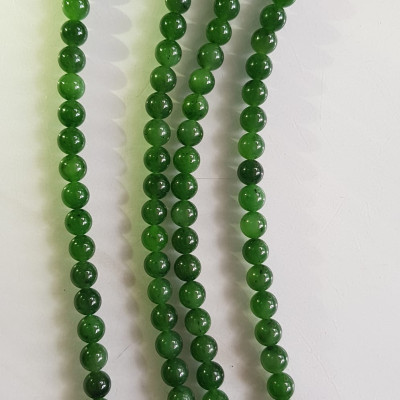 Vòng chuỗi đeo cổ Nữ mới đẹp Đá ngọc jade hay ngọc phật xanh tự nhiên  Size 8mm màu xanh ngọc bích bóng sang đẹp hợp mệnh thủy mộc hỏa Quà tặng ý nghĩa cho Mẹ, mình và người thân ý nghĩa ạ
