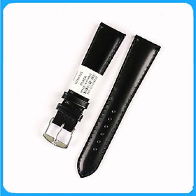 Dây Da Đồng Hồ ZRC Pháp Dòng KEY WEST Da Bê Màu Đen Không Vân Bóng