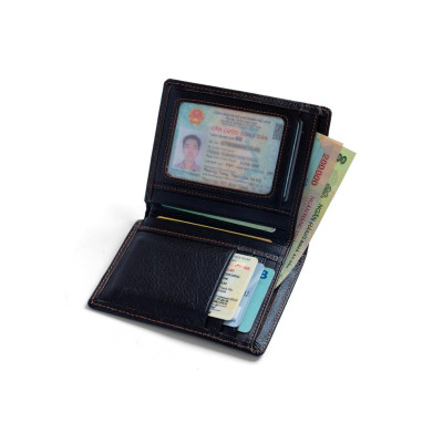 Ví Nam Da Bò GP Premium Leather 100% DA THẬT. Bảo Hành 18 Tháng .