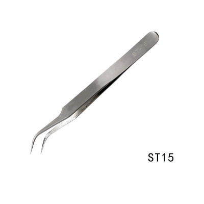 Nhíp bằng thép không gỉ sửa chữa thủ công Tiện ích DIY điện tử nhíp chính xác nhọn khuỷu tay nhọn miệng nhíp nhỏ