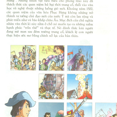 Lược Sử Thế Giới Bằng Tranh, Tập 7: Văn Hóa Phục Hưng Và Chinh Phục Các Vùng Đất Mới (Bản in màu - Tái bản 2023)