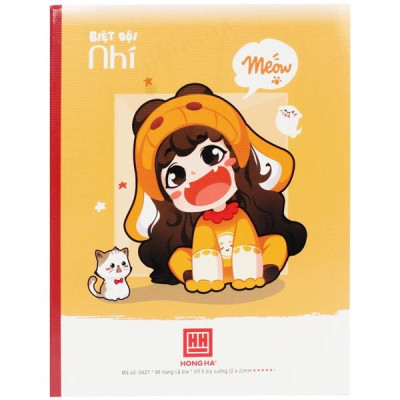 Combo 5 Vở Class Biệt Đội Nhí - 5 Ô Ly 96 Trang - Hồng Hà 0437 (Mẫu Màu Giao Ngẫu Nhiên)