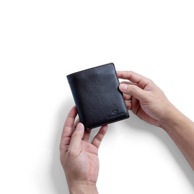 Ví Nam Da Bò GP Premium Leather 100% DA THẬT. Bảo Hành 18 Tháng .