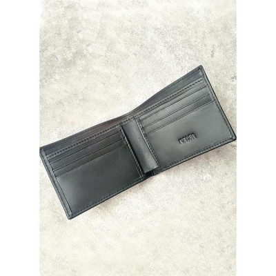 Ví nam Kalpa da bò màu đen MMVDD001 