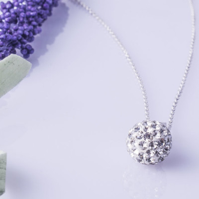 Bộ dây chuyền liền mặt trang sức bạc Ý S925 Bạc Xinh - Bồ công anh PP1158