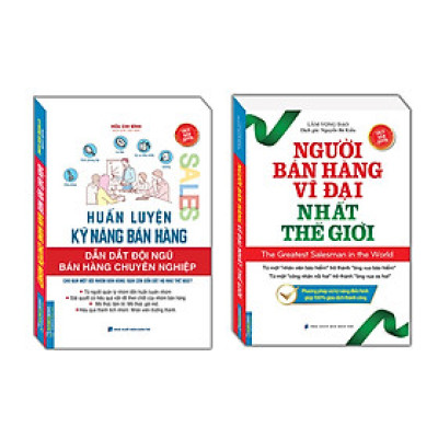 Sách Combo Người Bán Hàng Vĩ Đại Nhất Thế Giới+ Huấn Luyện Kỹ Năng Bán Hàng - Dẫn Dắt Đội Ngũ Bán Hàng Chuyên Nghiệp MHB