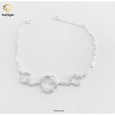 Lắc tay bạc 925 Huệ Ngân - Vòng tròn tình yêu RYB140058
