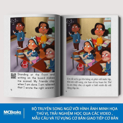 Sách - Giỏi Tiếng Anh - Vui Ứng Xử - Feeling Afraid - MCBooks