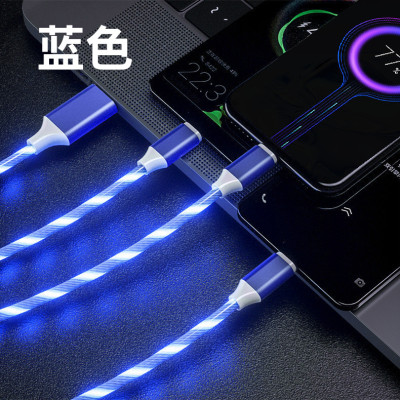 CÁP SẠC 3 ĐẦU CÓ DÂY CHẠY ĐÈN LED SẠC ĐƯỢC CÁC DÒNG ĐIỆN THOẠI - Hàng chính hãng