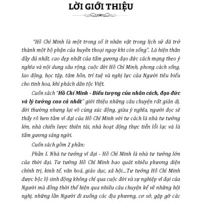 Hồ Chí Minh Gương Sáng Cho Muôn Đời - Biểu Tượng Của Nhân Cách, Đạo Đức Và Lý Tưởng Cao Cả Nhất