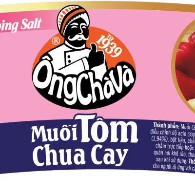 Muối Tôm Chua Cay Ông Chà Và 150g