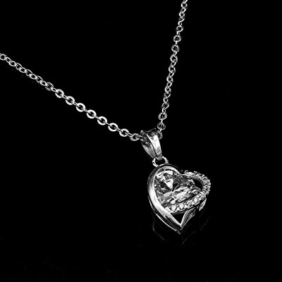 Dây Và Mặt Dây Chuyền Bạc Hiểu Minh DMD312 trái tim bạc ta