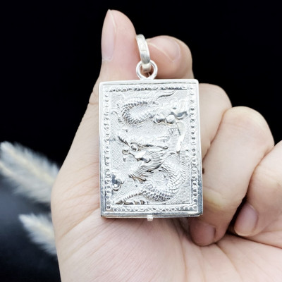 Hộp Đựng B.ù.a Cỡ Lớn 3x4cm Bạc Chính Hãng Bạc Hiểu Minh MDN469