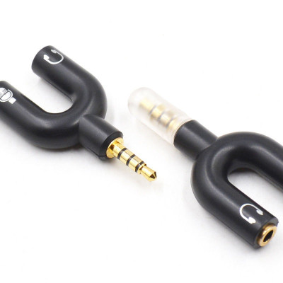 Cáp Chia Jack Thành Mic Headphone 10789 - Hàng Nhập Khẩu