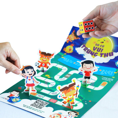 Lồng đèn Trung Thu Happy Kibu - Lồng Đèn Kết Nối Sáng Tạo - Thỏ Yêu Thương