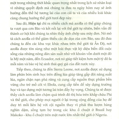 Câu Chuyện Bèo Hoa Dâu AZOLLA - Một Thông Điệp Từ Tương Lai