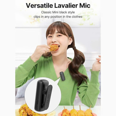 Micro Thu Âm Cài Áo Không Dây Cho Điện Thoại Android Cổng Type C Lọc Tiếng Ồn Xa 20m Máy Tính Bảng Máy Ảnh Hỗ Trợ Quay Video Tiktok Livestream Review Vlog Youtube Chất Lượng Cao – Hàng Nhập Khẩu